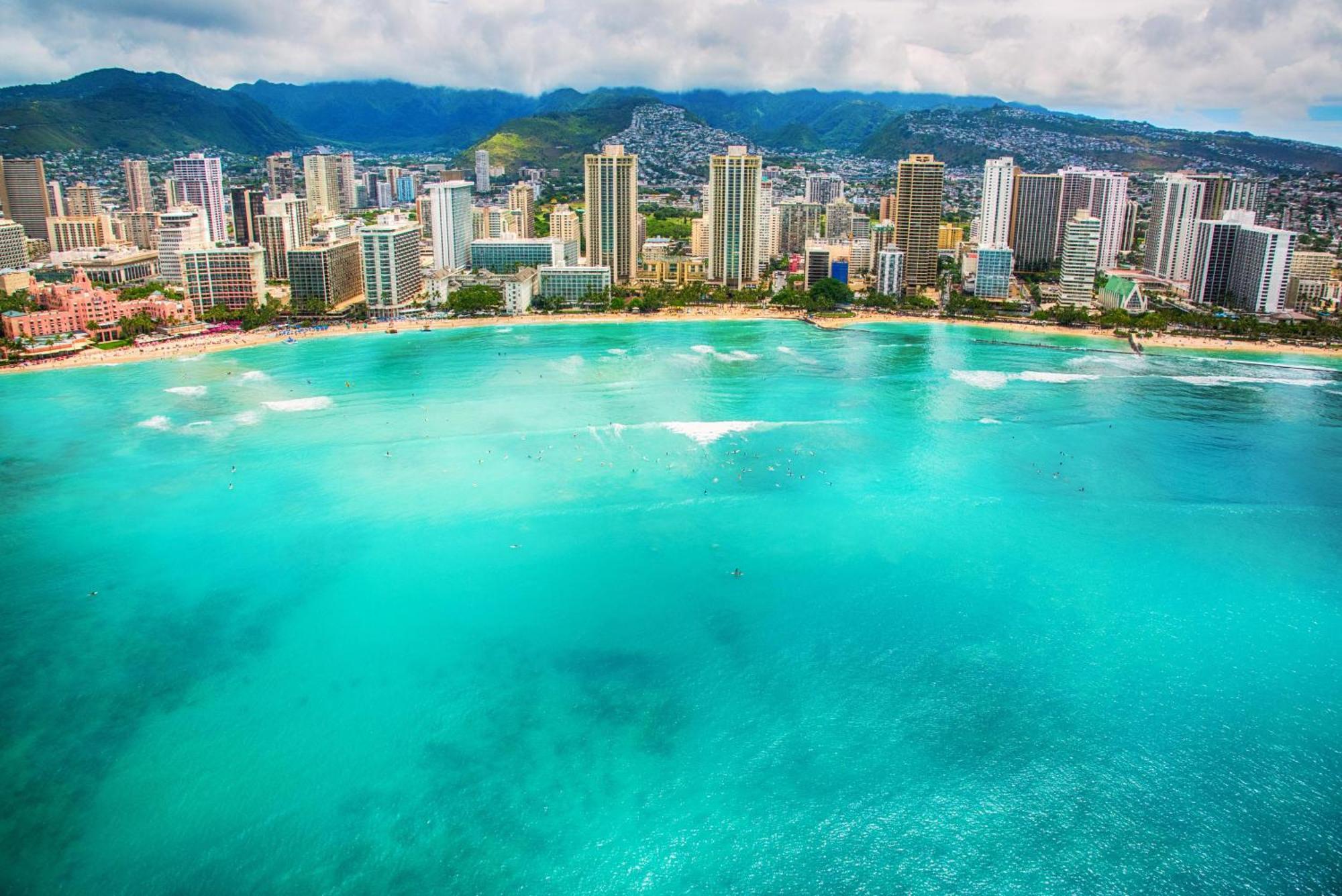 Modern Surf Chic Waikiki Studio Villa Honolulu Buitenkant foto