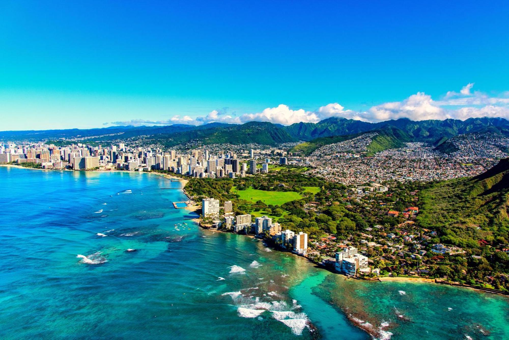 Modern Surf Chic Waikiki Studio Villa Honolulu Buitenkant foto