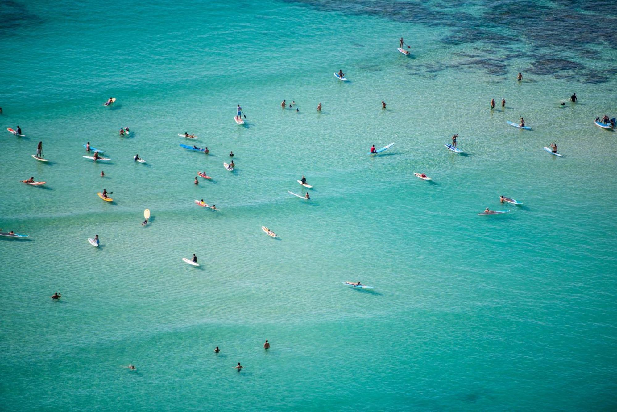 Modern Surf Chic Waikiki Studio Villa Honolulu Buitenkant foto