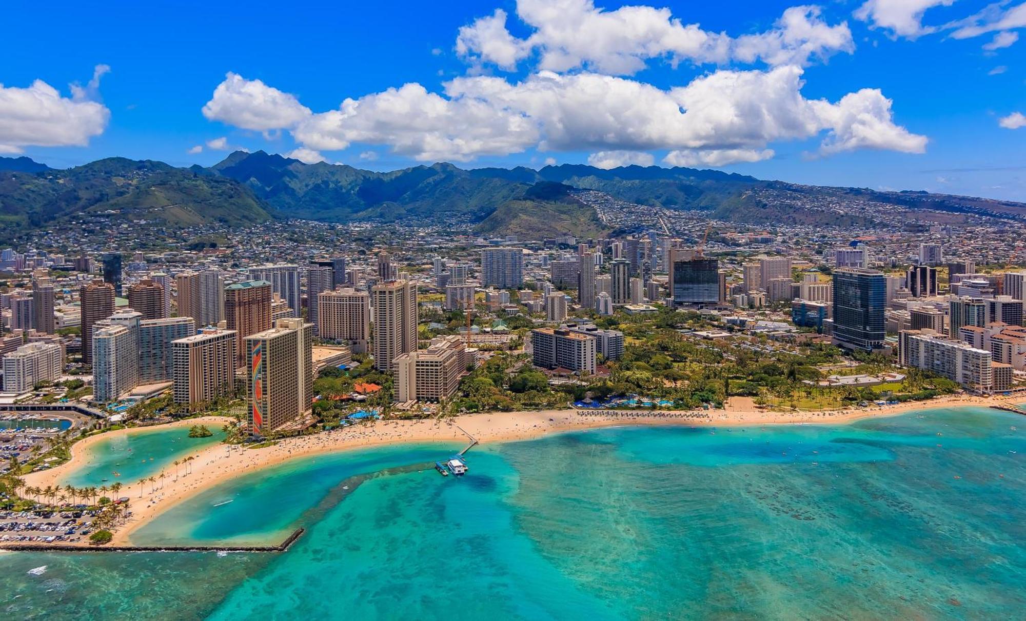 Modern Surf Chic Waikiki Studio Villa Honolulu Buitenkant foto